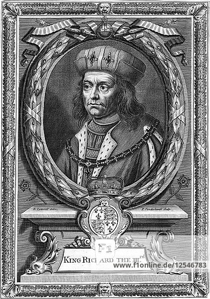 Richard III. von England  (17. Jahrhundert)  Künstler: P. Vanderbanck