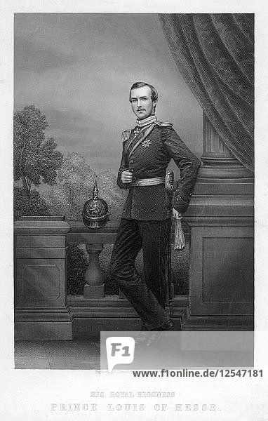 Prinz Ludwig von Hessen  19. Jahrhundert.Künstler: DJ Pound