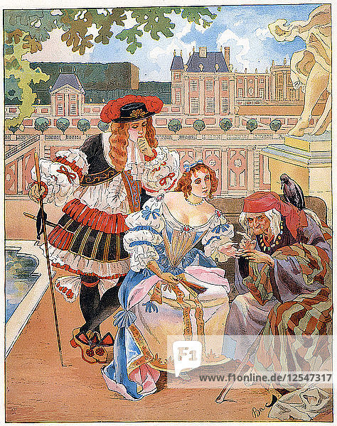 Die Jugend von Ludwig XIV.  um 1920. Künstler: Unbekannt