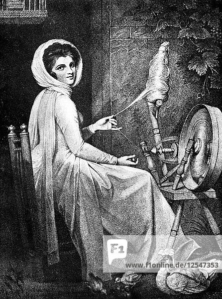 Lady Emma Hamilton (1765-1815)  19. Jahrhundert.Künstler: Romney