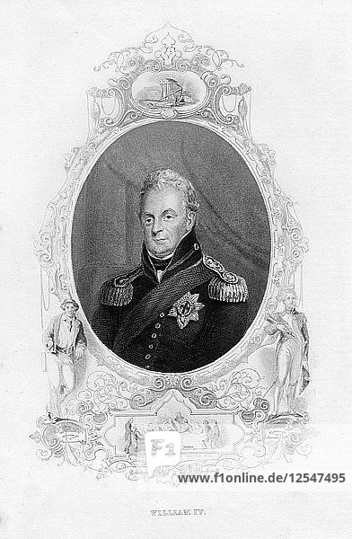 Wilhelm IV. des Vereinigten Königreichs  19. Jahrhundert. Künstler: Unbekannt
