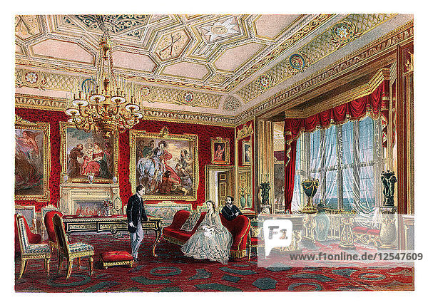 Das Rubenszimmer  Schloss Windsor. um 1850-1910 Künstler: Unbekannt