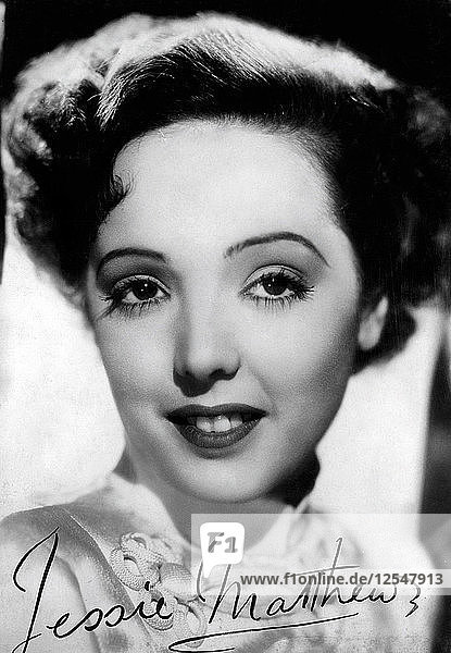 Jessie Matthews (1907-1981)  englische Schauspielerin  Tänzerin und Sängerin  ca. 1930er-c1940er Jahre Künstlerin: Unbekannt