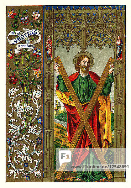 St Andrew the Apostle  1886. Artist: Unknown