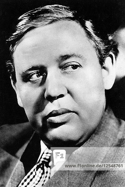 Charles Laughton (1899-1962)  englischer Schauspieler und Regisseur  ca. 1930er bis 1940er Jahre. Künstler: Unbekannt
