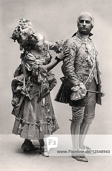 Clara Dow and Henry Lytton in Iolanthe 1907. Artist: Unknown