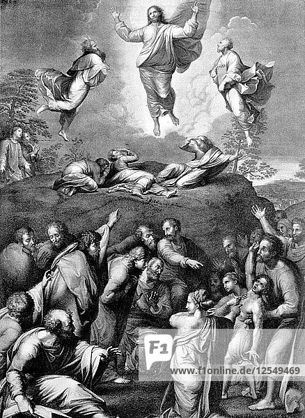 Die Verklärung  um 1520  (1893).Künstler: John L. Stoddard