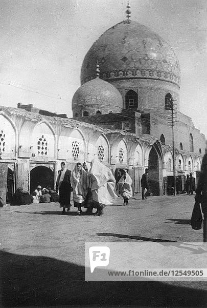 Moschee in der Neuen Straße  Bagdad  Irak  1917-1919. Künstler: Unbekannt