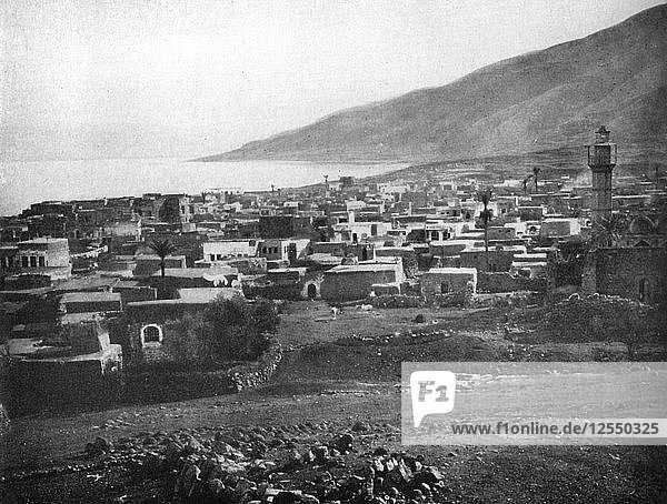 Tiberias und der See von Galiläa  1926. Künstler: Unbekannt