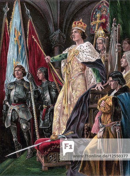 Die an Edward IV. gerichtete Ermahnung  Westminster  29. Juni 1461  (1902). Künstler: Unbekannt