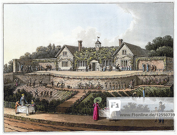 The Work House  1816. Artist: Humphry Repton