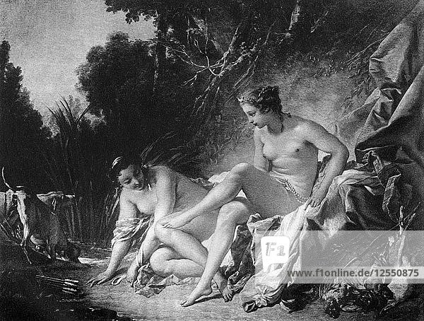 Diana beim Verlassen ihres Bades  18. Jahrhundert (1905) Künstler: François Boucher