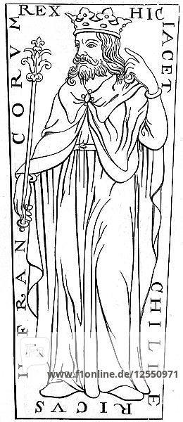 Childeric II (c653-675)  12th century (1849). Artist: Unknown