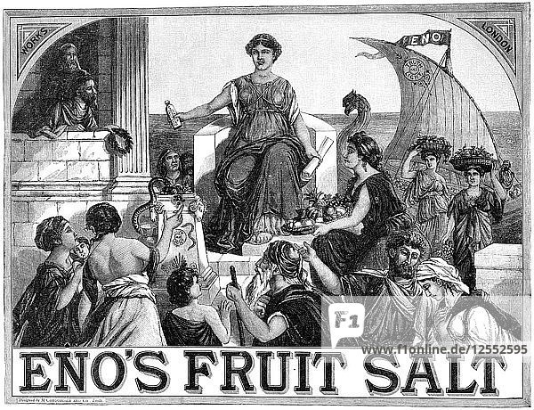 Pomona bringt die Früchte der Erde nach Hygeia  1885: M. Corquodale