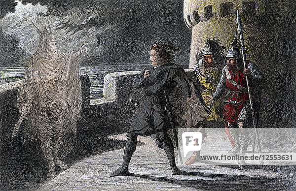 Eine Szene aus Macbeth  um 17. Jahrhundert. Künstler: Unbekannt