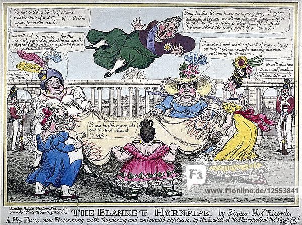 Die Blanket Hornpipe...  1820. Künstler: WE
