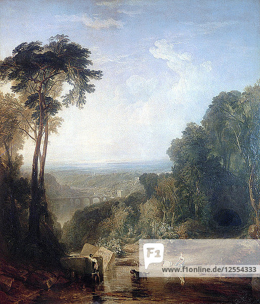 Überquerung des Baches  um 1815. Künstler: JMW Turner
