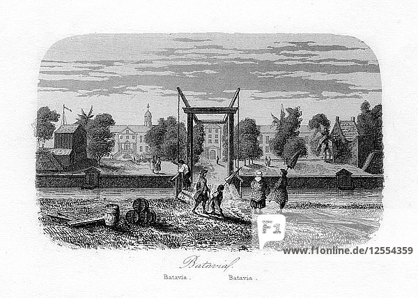 Batavia (Jakarta)  Indonesien  um 1840  Künstler: N Remond