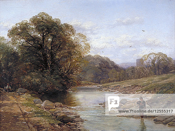 Ein Sylvan Stream  19. Jahrhundert. Künstler: Thomas Creswick
