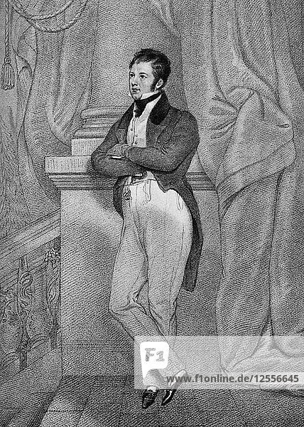 Captain Frederick Marryat (1792-1848)  English novelist  19th century (1908). Artist: Unknown