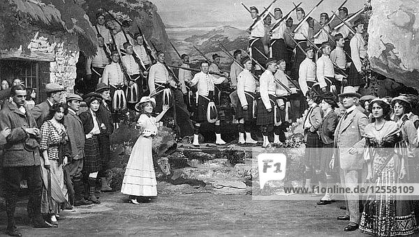 Aufführung von The Gay Gordons  um 1907. Künstler: Unbekannt