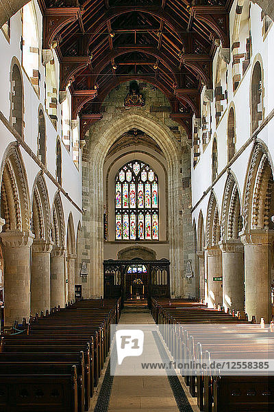 Das Innere des Klosters von Wimborne  Dorset.