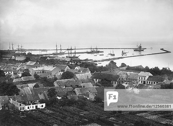Ansicht der Stadt Trelleborg  Schweden  um 1900. Künstler: Unbekannt