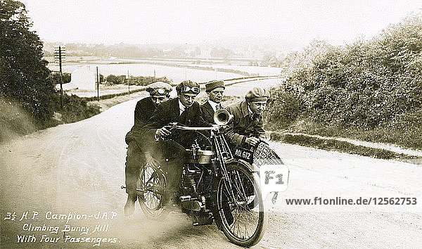 Motorrad der Gebrüder Campion  Bunny Hill  Nottinghamshire  um 1912. Künstler: H Houldsworth
