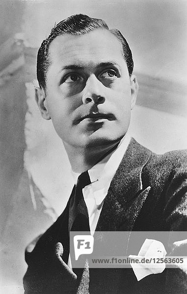 Robert Montgomery (1904-1981)  amerikanischer Schauspieler und Regisseur  20. Jahrhundert. Künstler: Unbekannt