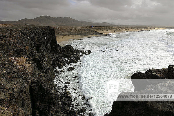 Küstenlinie bei El Cotillo  Fuerteventura  Kanarische Inseln.