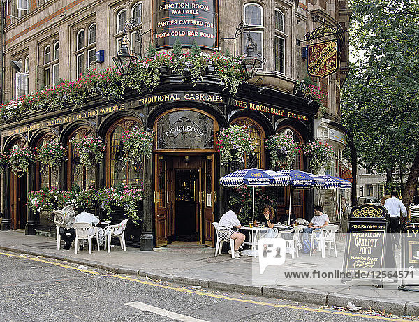 Bloomsbury Pub  London  Vereinigtes Königreich.