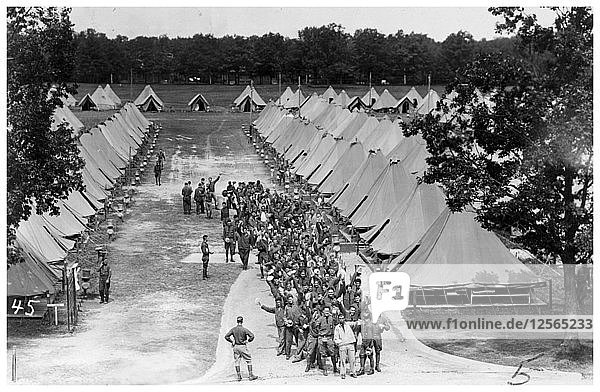 Militärlager  Fort Sheridan  Illinois  USA  1930. Künstler: Unbekannt