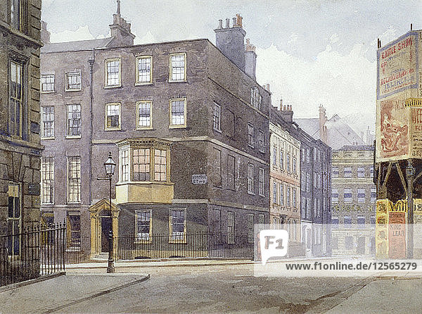 Blick auf die Kreuzung von Howard Street und Norfolk Street  London  1880. Künstler: John Crowther
