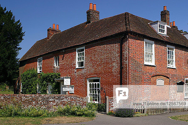 Jane Austens Haus  Hampshire  England.