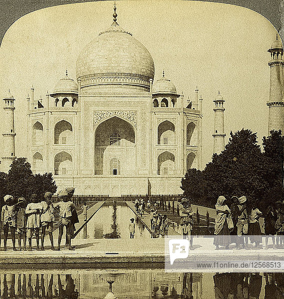 Taj Mahal  Agra  Uttar Pradesh  Indien  Künstler: Underwood & Underwood