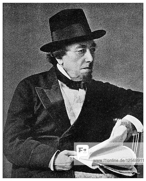 Benjamin Disraeli  British statesman  19th century (1956). Artist: Unknown