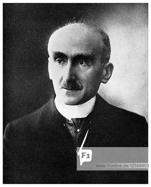 Vitalism: Henri Bergson  French philosopher  early 20th century  (1956). Artist: Unknown