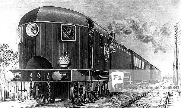 Express train  France  1893. Artist: Unknown