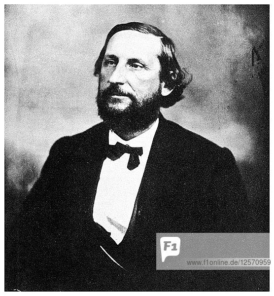 Judah P Benjamin  Secretary of State of the Confederacy  1861-1865 (1955). Artist: Unknown