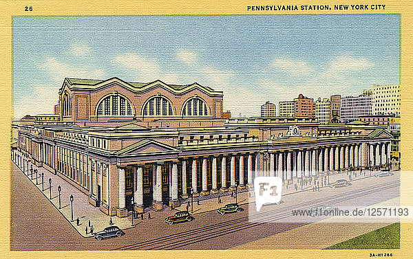 Pennsylvania Station  New York City  New York  USA  1933. Künstler: Unbekannt