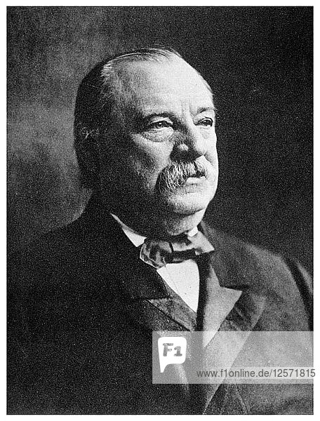 Grover Cleveland  22nd and 24th President of the United States  19th century (1955). Artist: Unknown