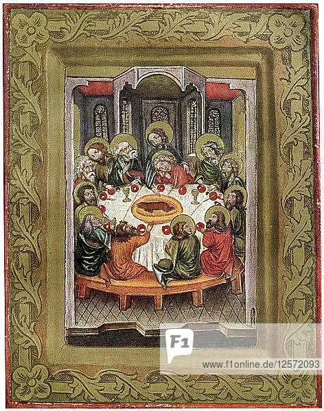 Das letzte Abendmahl  nach 1420 (1955). Künstler: Unbekannt