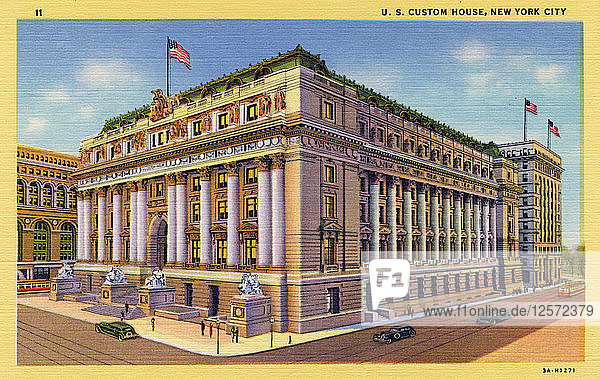 US Custom House  New York City  New York  USA  1933. Künstler: Unbekannt