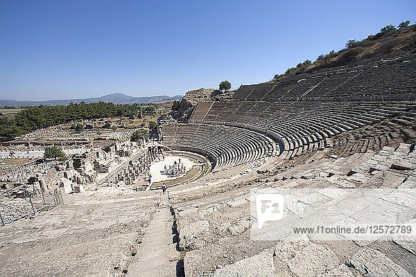 Das Theater in Ephesus  Türkei. Künstler: Samuel Magal