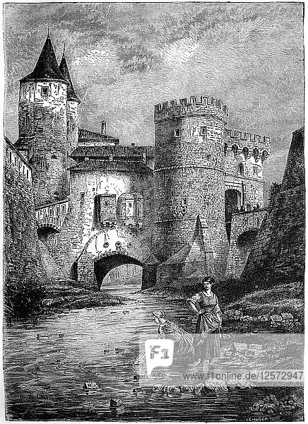 Porte des Allemands (Deutsches Tor)  Metz  Frankreich  16. Jahrhundert (1882-1884). Künstler: Unbekannt