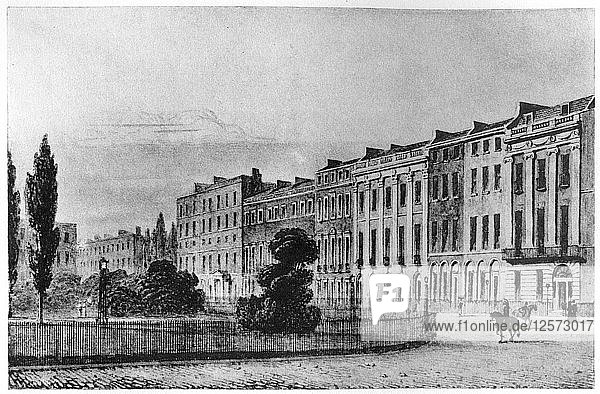 Portman Square  London  um 1813 (1907). Künstler: Unbekannt
