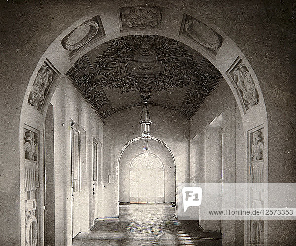 Das Museum des Kaiserlichen Puschkin-Lyzeums in Sankt Petersburg  Russland  1910er Jahre. Künstler: Karl Kubesch