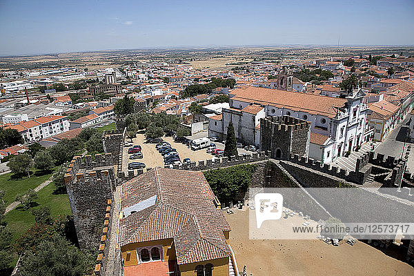 Blick auf die Stadt vom Dach der Burg  Beja  Portugal  2009. Künstler: Samuel Magal