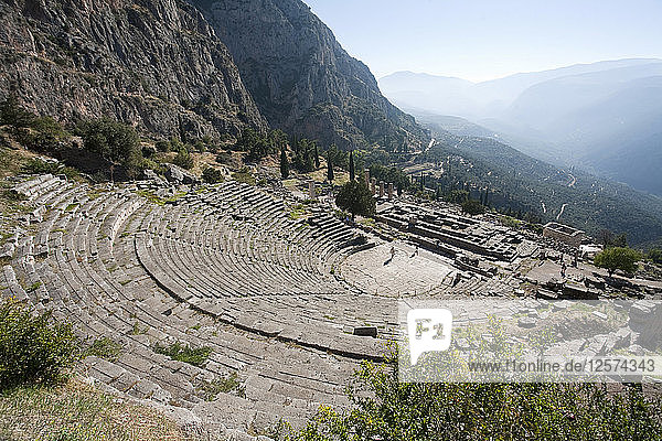 Das Theater in Delphi  Griechenland. Künstler: Samuel Magal
