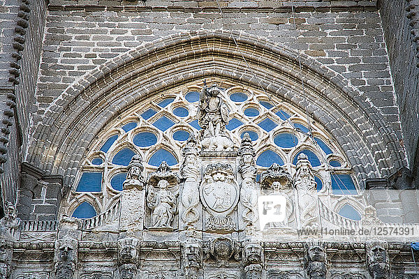 Die Apostelpforte  die Kathedrale von Avila  Spanien  2007. Künstler: Samuel Magal